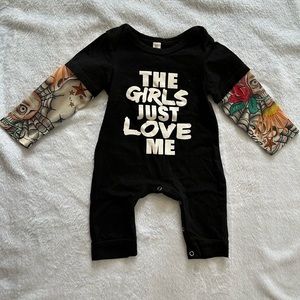 🔥3 for $10🔥 Tattoo sleeve bodysuit, size 80 (6-9 month)